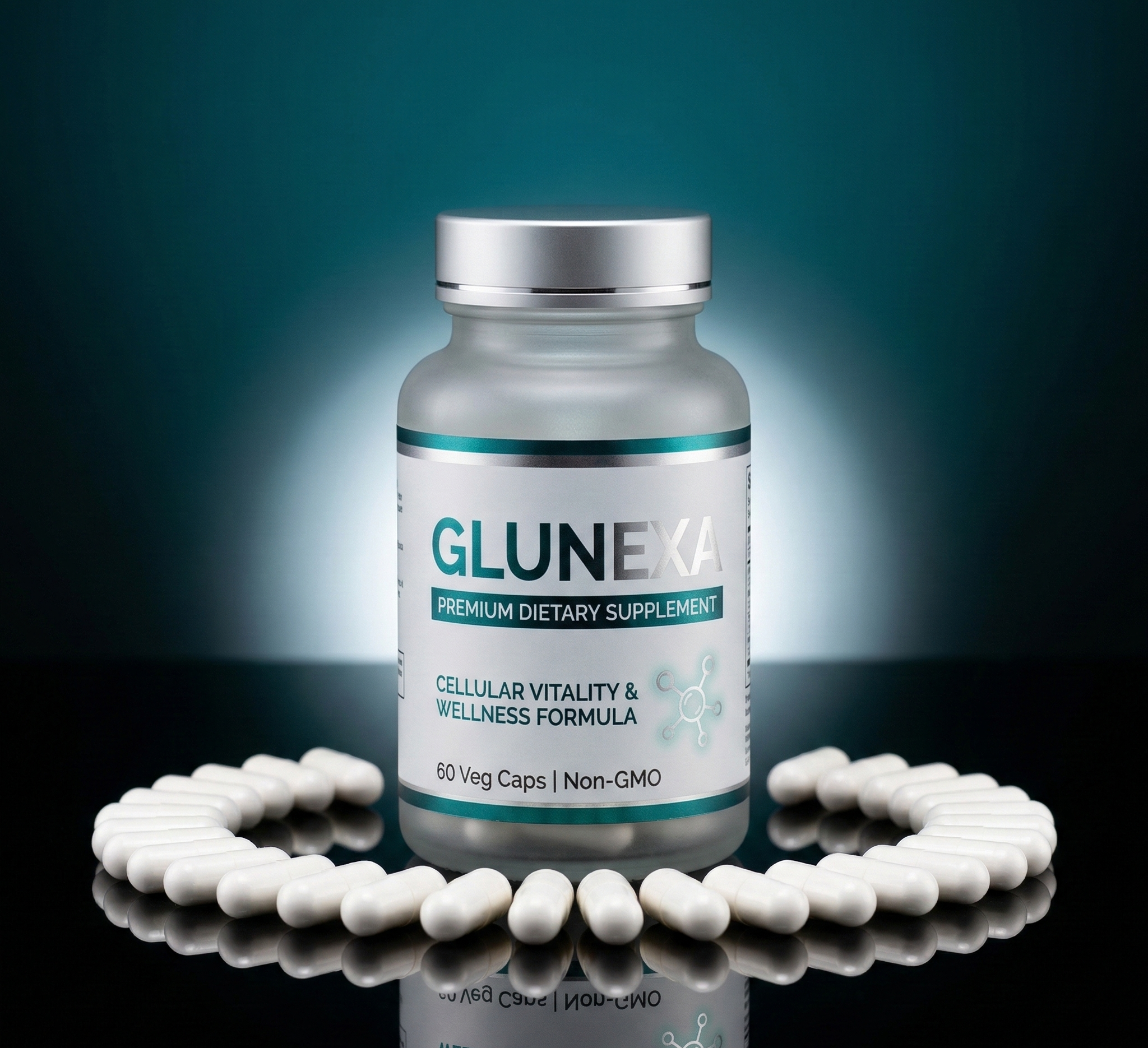 Glunexa – хранителна добавка за поддръжка на кръвната захар, 60 капсули
